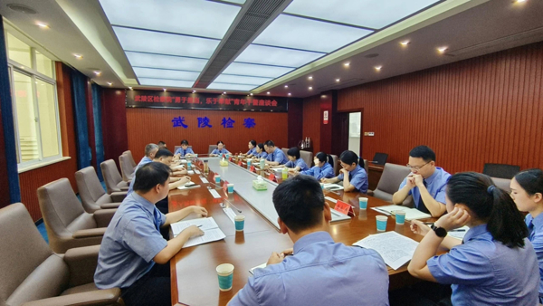 武陵区检察院召开“勇于担当，乐于奉献”青年干警座谈会
